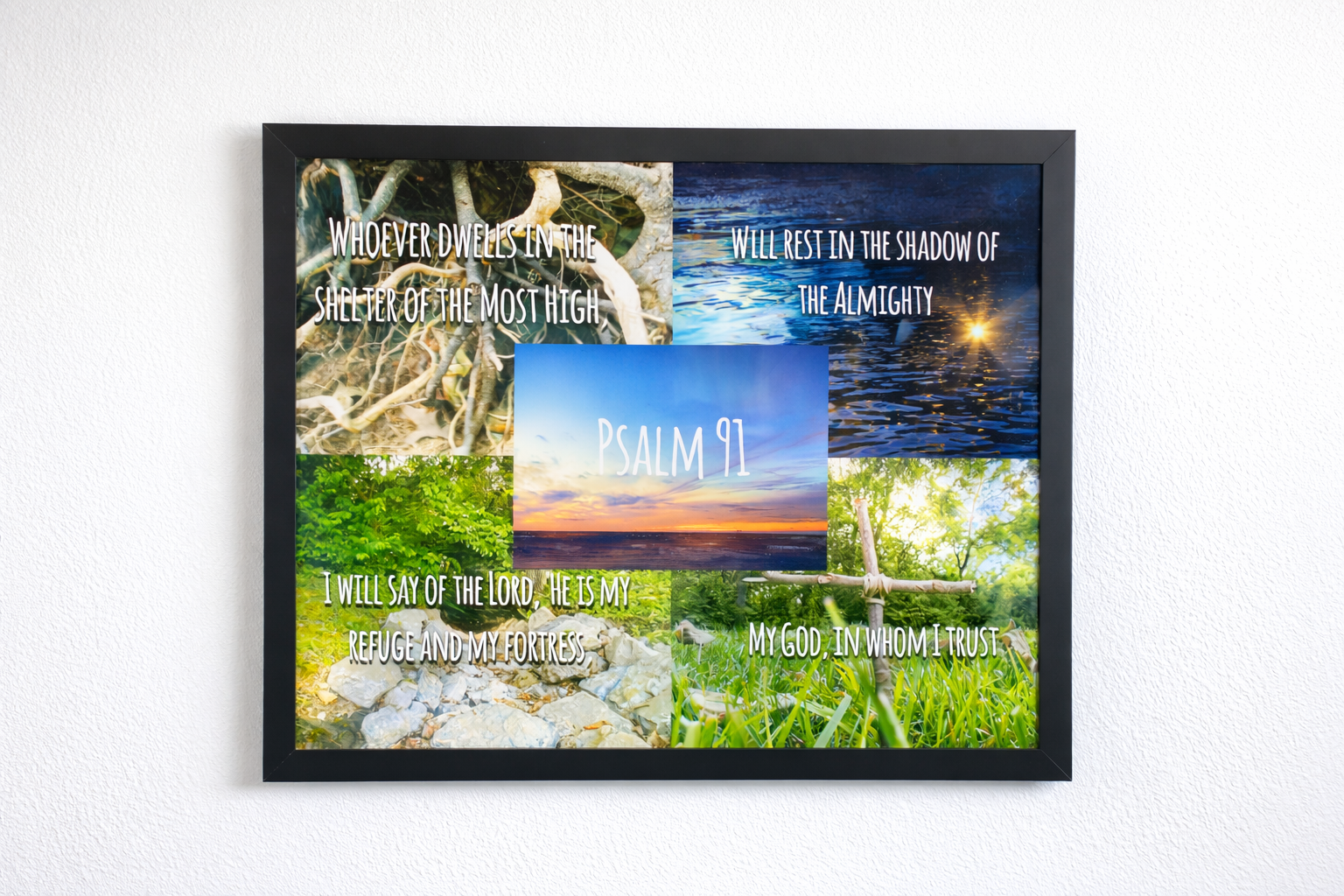 Psalm 91 Collage
