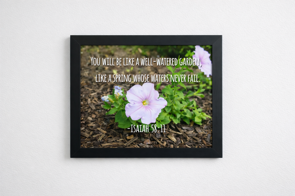 Isaiah 58:11 Frame